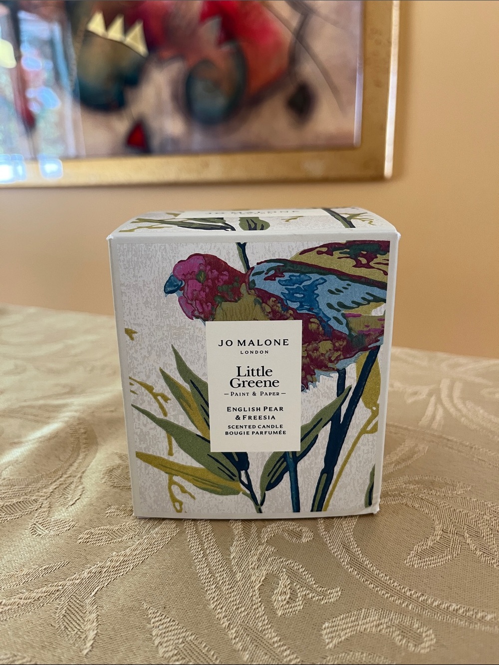 Jo Malone London Little Green Print & Paper English Pear Freesia Scented Candle